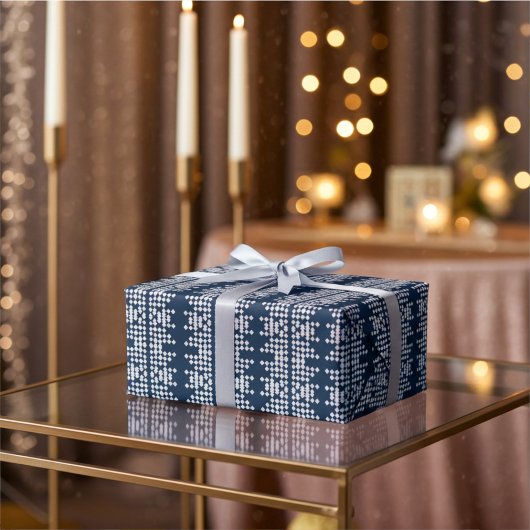 Sterrennacht - Futuristische Navy Blue All Occasio Cadeaupapier