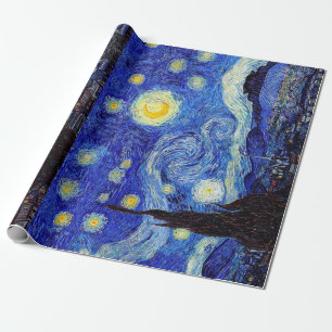 Sterrennacht Geïnspireerde Van Gogh Klassieke Pro Cadeaupapier