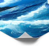 Sterrennacht 🌌 - Grieks Godin Fantasy Poster #3 (Hoek)