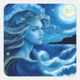 Sterrennacht 🌌 - Grieks Godin Fantasy Sticker #8