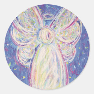 Sterrennacht Guardian Angel Art Custom Stickers