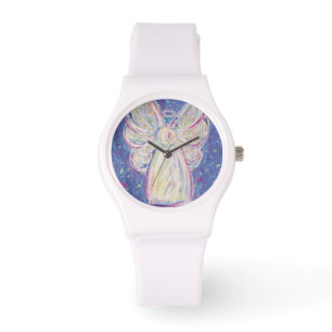 Sterrennacht Guardian Angel Custom Watch Design Horloge