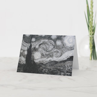 Sterrennacht I Vincent van Gogh gevouwen Kaarten