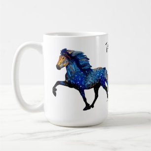 Sterrennacht IJslands paard Koffiemok