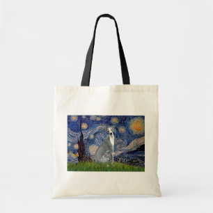 Sterrennacht-Italiaanse Greyhound 4 (sit) Tote Bag