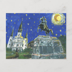 Sterrennacht Jackson Square Briefkaart