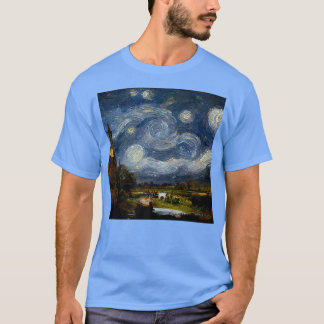 Sterrennacht John Constable Premium T-Shirt