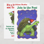 Sterrennacht Kerstmis Kaart (Voorkant / Achterkant)