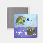 Sterrennacht Kerstmis Magneet (Voorkant / Achterkant)