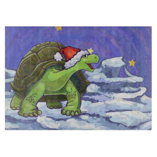 Sterrennacht Kerstmis Snijplank (Voorkant)