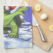 Sterrennacht Kerstmis Theedoek (Quarter Fold)