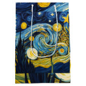 Sterrennacht Medium Cadeauzakje (Achterkant)