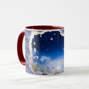 Sterrennacht & Moon Keramische Koffie Mok ☕
