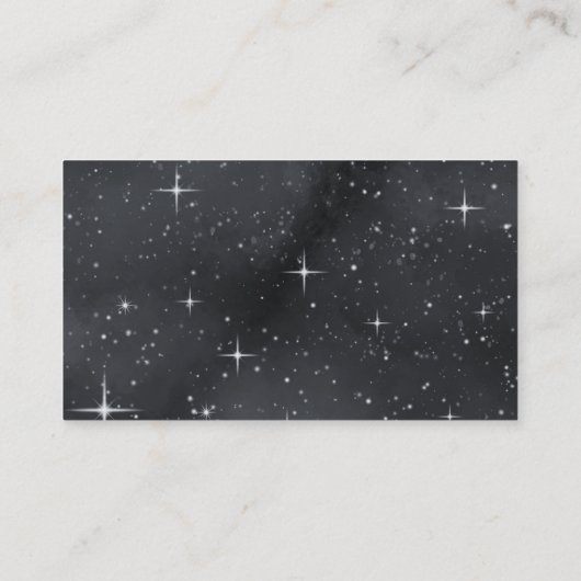 Sterrennacht Moon Phases Trouwregister Informatiekaartje (Achterkant)