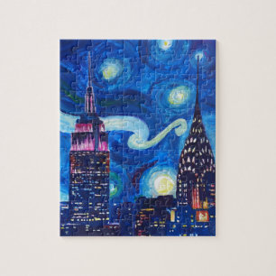 Sterrennacht New York Legpuzzel