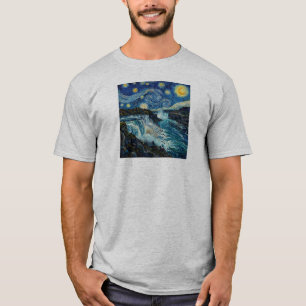 Sterrennacht Niagara Falls T-shirt