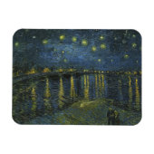 Sterrennacht op de Rijn, Vincent van Gogh Magneet (Horizontaal)