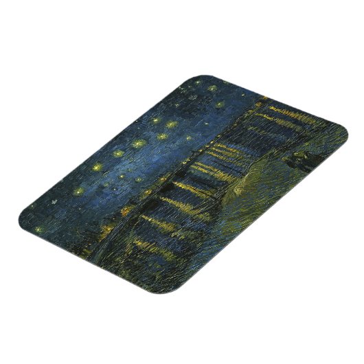 Sterrennacht op de Rijn, Vincent van Gogh Magneet (Linkerzijde)