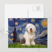 Sterrennacht - Oudengels 6 Briefkaart (Voorkant / Achterkant)