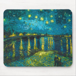 Sterrennacht Over de Rhône door After Van Gogh Muismat