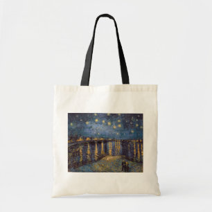 Sterrennacht over de Rhône door Vincent van Gogh Tote Bag