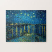 Sterrennacht over de Rhône | Vincent Van Gogh Legpuzzel (Horizontaal)