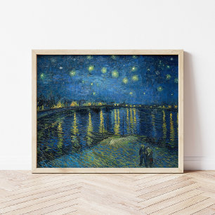 Sterrennacht over de Rhône   Vincent van Gogh Poster
