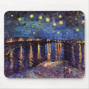 Sterrennacht over de Rijn door Van Gogh Muismat