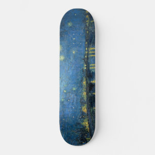 Sterrennacht over de Rijn (door van Gogh) Skateboard