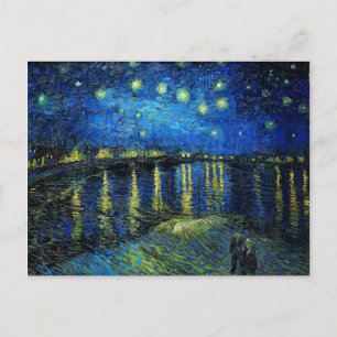 Sterrennacht over de Rijn door Vincent Van Gogh Briefkaart