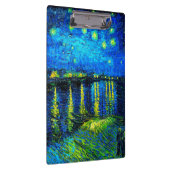 Sterrennacht over de Rijn door Vincent Van Gogh Klembord (Rechts)