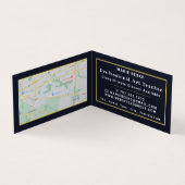 Sterrennacht over de Rijn, kunstleraar, gedetaille Visitekaartjes (Binnen)