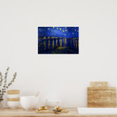 Sterrennacht over de Rijn Poster (Keuken)