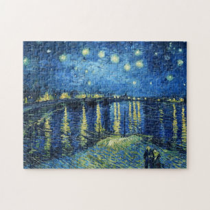 Sterrennacht over de Rijn Vincent van Gogh Legpuzzel