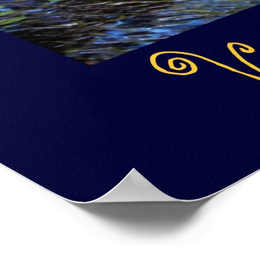 Sterrennacht over de Rijn: Vincent van Gogh Poster (Hoek)