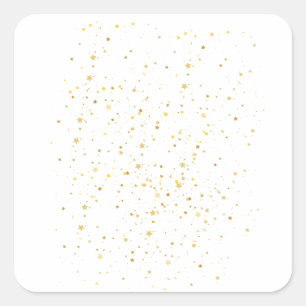 Sterrennacht Overlays Vierkante Sticker