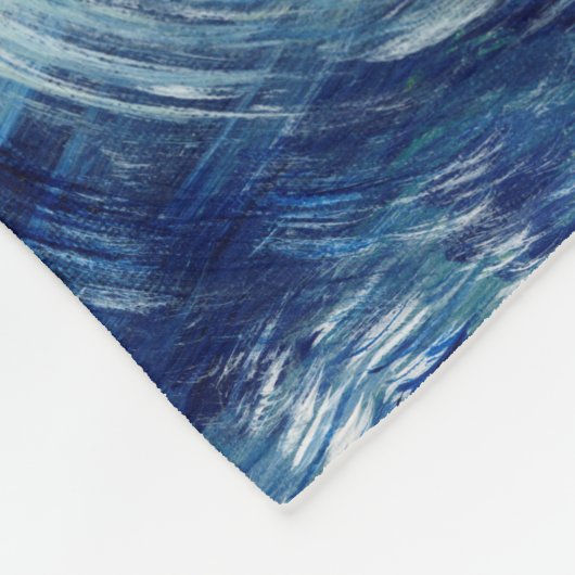 Sterrennacht Paris Fleece Deken (Hoek)