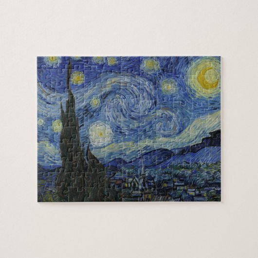 Sterrennacht Puzzle door Vincent Van Gogh Legpuzzel (Horizontaal)