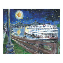 Sterrennacht Riverboat