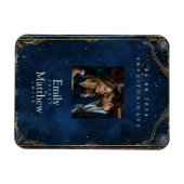 Sterrennacht Romance Bruiloft Opslaan De Datum Magneet (Horizontaal)