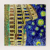Sterrennacht Rome Italië Legpuzzel (Horizontaal)