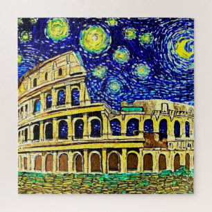 Sterrennacht Rome Italië Legpuzzel