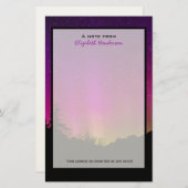 Sterrennacht Sky Briefpapier (Voorkant / Achterkant)