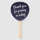 Sterrennacht Sky Bruiloft Handwaaier (Achterkant)