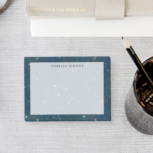 Sterrennacht Sky | Donkerblauw Post-it® Notes