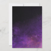 Sterrennacht Sky - Elegant Wedding Kaart (Achterkant)