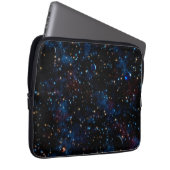 Sterrennacht sky met sterren en planeten laptop sleeve (Voorkant Rechts)