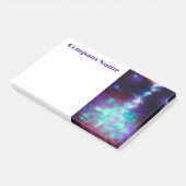 Sterrennacht Sky Neon Lights Post-it® Notes (Schuin)