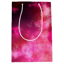 Sterrennacht Sky Pink Flare Birthday Gift Bag