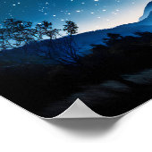 Sterrennacht Sky Poster (Hoek)